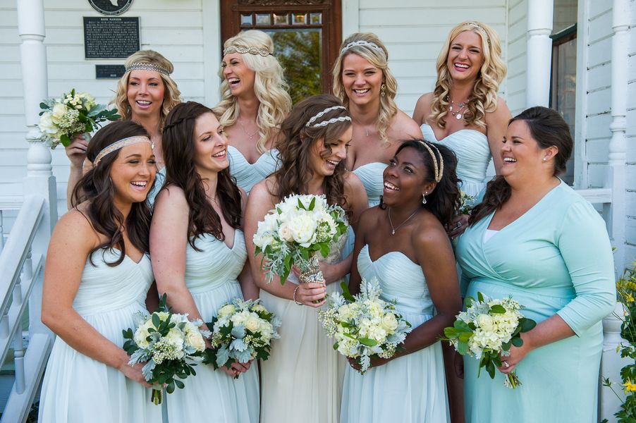 Mint Wedding at Barr Mansion | Shannon and Sean - www.theperfectpalette.com - Debra Gulbas Photography, Blackbird Floral