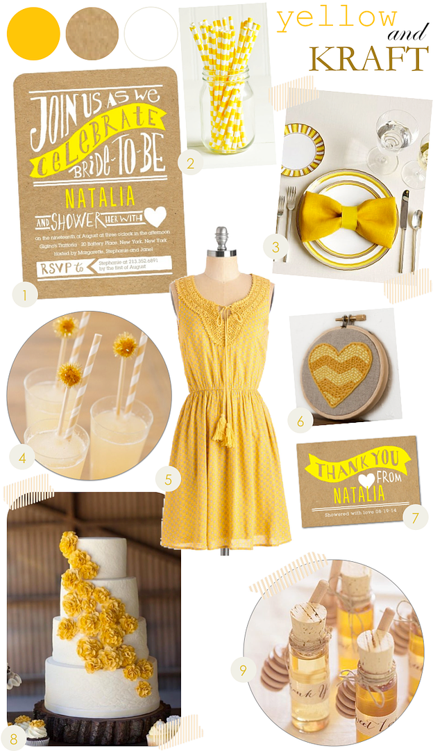 9 Yellow Wedding Ideas - www.theperfectpalette.com - Get the look!