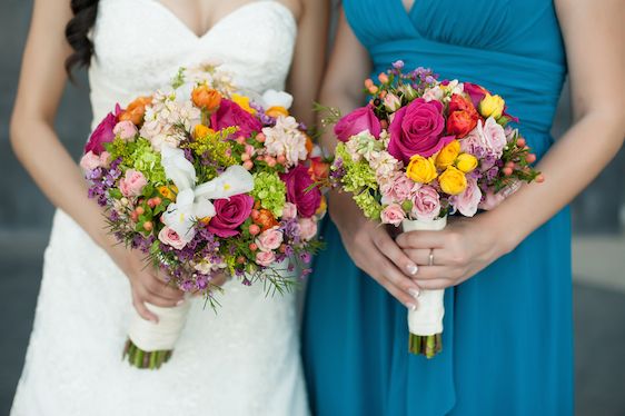 A Modern Wedding with Bright + Bold Colors | Austin + Angelia - www.theperfectpalette - Color Ideas for Weddings + Parties