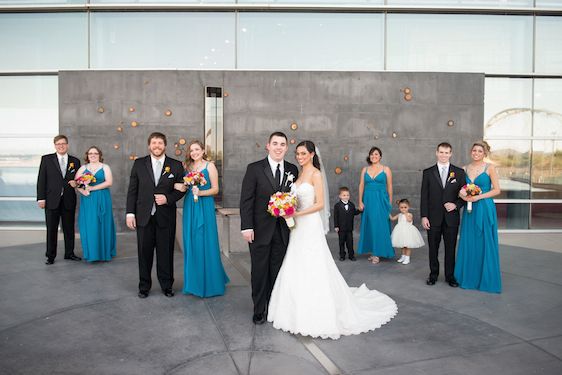 A Modern Wedding with Bright + Bold Colors | Austin + Angelia - www.theperfectpalette - Color Ideas for Weddings + Parties