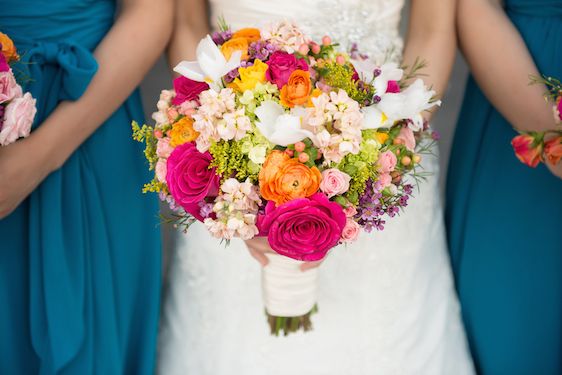 A Modern Wedding with Bright + Bold Colors | Austin + Angelia - www.theperfectpalette - Color Ideas for Weddings + Parties