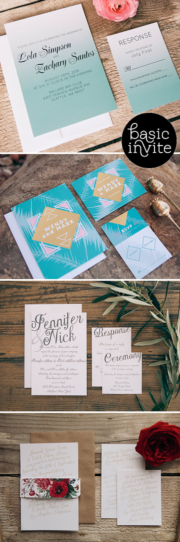 Basic Invite - Stylish Stationery for Weddings!