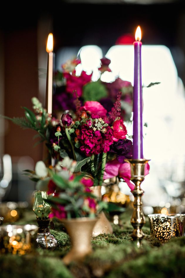 Sophisticated Elegance with Pink and Purple and Gold - www.theperfectpalette.com - Mandy Evans Photography, Abby Mitchell Events, He Loves Me Flowers