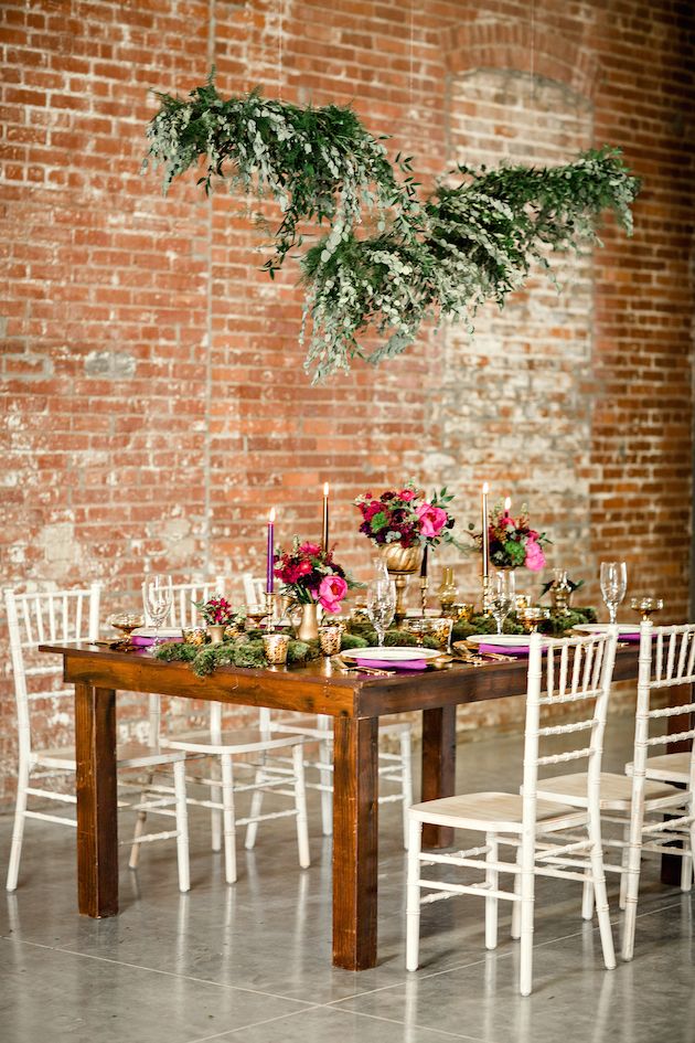 Sophisticated Elegance with Pink and Purple and Gold - www.theperfectpalette.com - Mandy Evans Photography, Abby Mitchell Events, He Loves Me Flowers