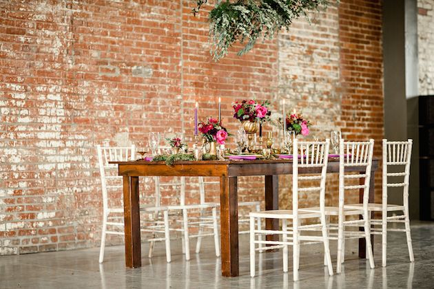 Sophisticated Elegance with Pink and Purple and Gold - www.theperfectpalette.com - Mandy Evans Photography, Abby Mitchell Events, He Loves Me Flowers