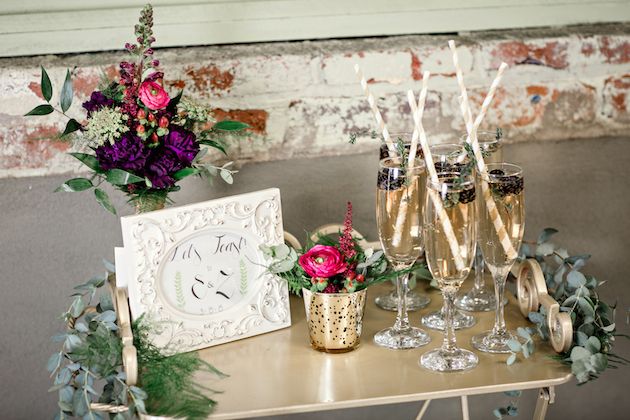 Sophisticated Elegance with Pink and Purple and Gold - www.theperfectpalette.com - Mandy Evans Photography, Abby Mitchell Events, He Loves Me Flowers