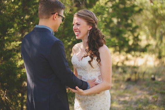 Bright and Beautiful Backyard Wedding - www.theperfectpalette.com - Photo by Betsy, Luciile's Flowers