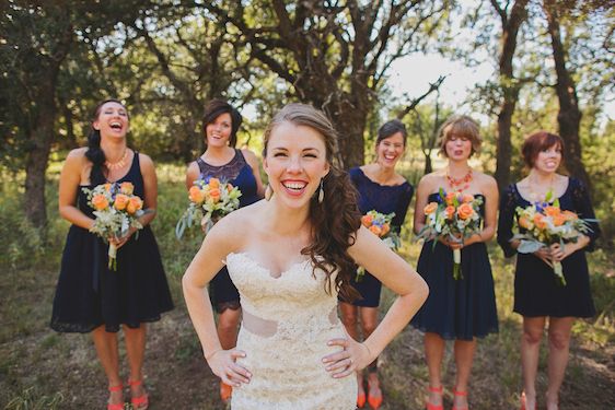 Bright and Beautiful Backyard Wedding - www.theperfectpalette.com - Photo by Betsy, Luciile's Flowers