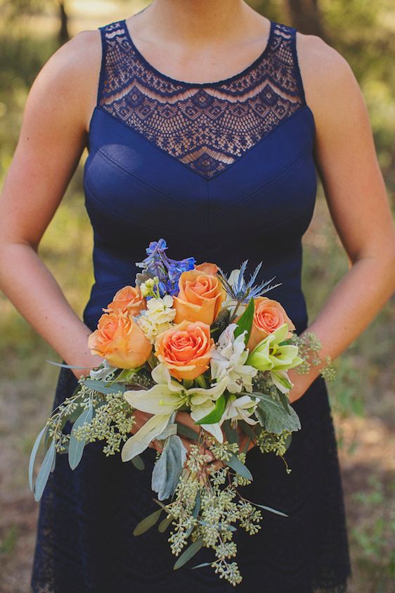 Bright and Beautiful Backyard Wedding - www.theperfectpalette.com - Photo by Betsy, Luciile's Flowers