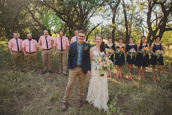 Bright and Beautiful Backyard Wedding - www.theperfectpalette.com - Photo by Betsy, Luciile's Flowers