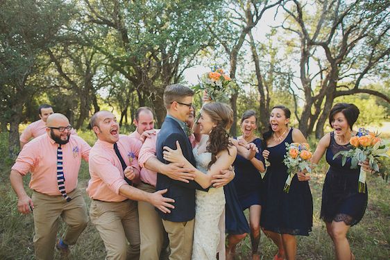 Bright and Beautiful Backyard Wedding - www.theperfectpalette.com - Photo by Betsy, Luciile's Flowers