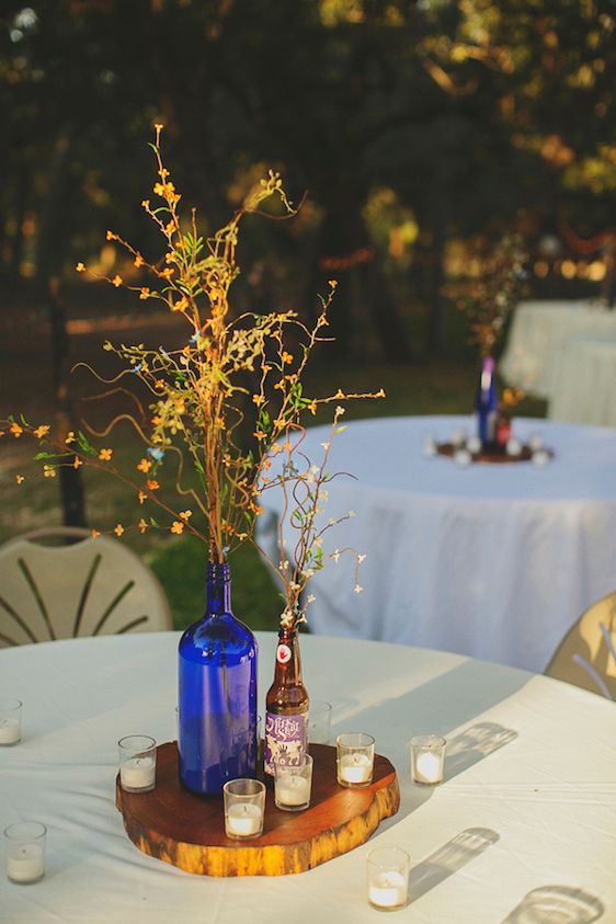 Bright and Beautiful Backyard Wedding - www.theperfectpalette.com - Photo by Betsy, Luciile's Flowers