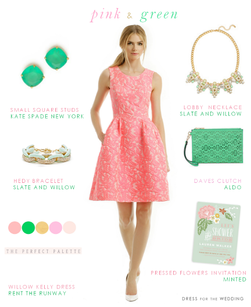 Wedding Wardrobe: Fashion Ideas from Dress for the Wedding! www.theperfectpalette.com - Styled by Color!