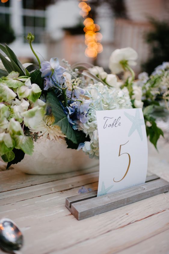 Coastal Chic Wedding Inspiration - www.theperfectpalette.com - Styled by The Perfect Palette, photos by Lauren Rae Photography, floral design by Bre Garvin of Juli Vaughn Designs