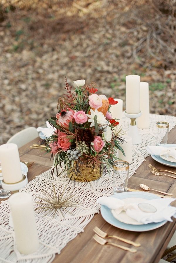 Modern Boho Glam Wedding Editorial - www.theperfectpalette.com - Jessica Sparks Photography, Flower Power Productions, Two Be Wed