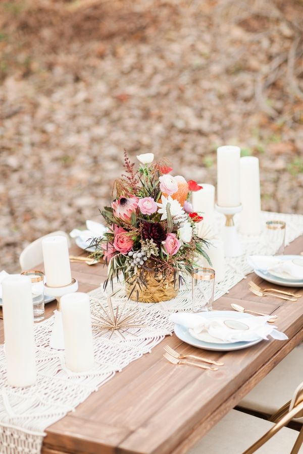 Modern Boho Glam Wedding Editorial - www.theperfectpalette.com - Jessica Sparks Photography, Flower Power Productions, Two Be Wed