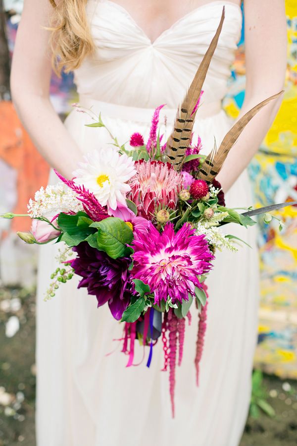 Loft Wedding in Pittsburgh | Megan and Erik - www.theperfectpalette.com - Photography by Betty Elaine, Event Planning by Hello Productions, florals by greenSinner