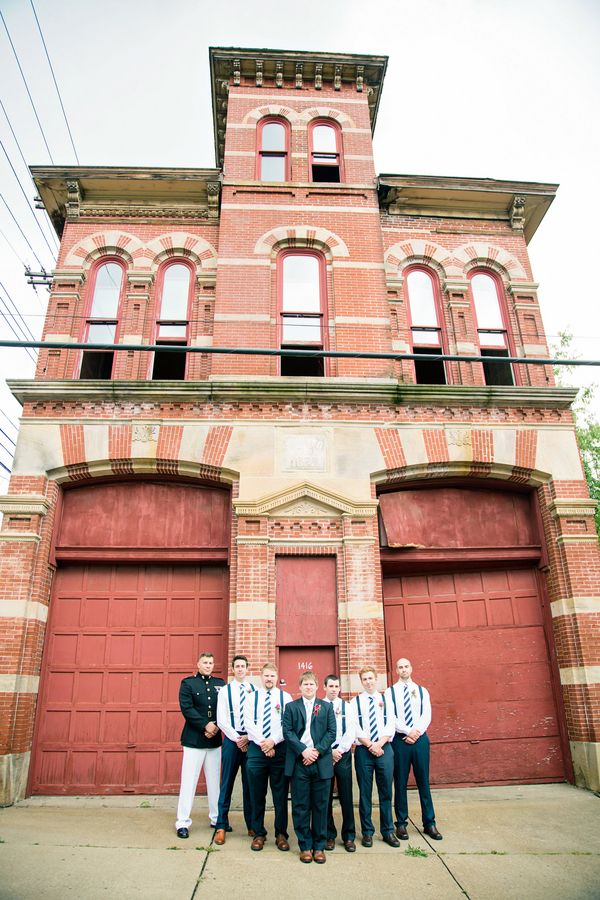 Loft Wedding in Pittsburgh | Megan and Erik - www.theperfectpalette.com - Photography by Betty Elaine, Event Planning by Hello Productions, florals by greenSinner