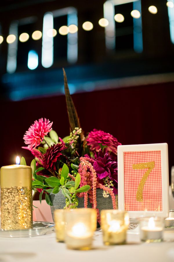 Loft Wedding in Pittsburgh | Megan and Erik - www.theperfectpalette.com - Photography by Betty Elaine, Event Planning by Hello Productions, florals by greenSinner