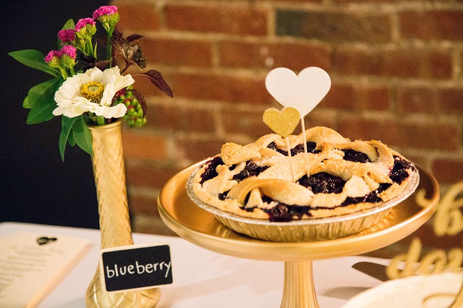 Loft Wedding in Pittsburgh | Megan and Erik - www.theperfectpalette.com - Photography by Betty Elaine, Event Planning by Hello Productions, florals by greenSinner