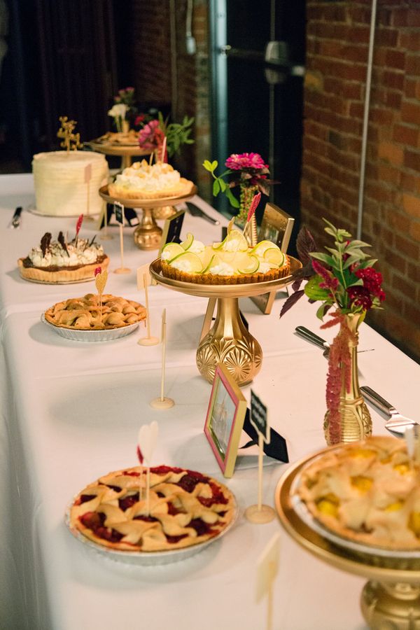 Loft Wedding in Pittsburgh | Megan and Erik - www.theperfectpalette.com - Photography by Betty Elaine, Event Planning by Hello Productions, florals by greenSinner