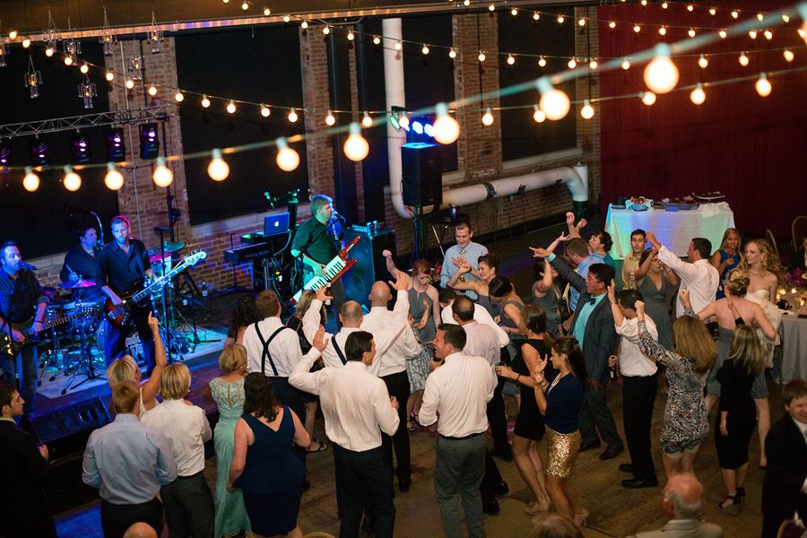 Loft Wedding in Pittsburgh | Megan and Erik - www.theperfectpalette.com - Photography by Betty Elaine, Event Planning by Hello Productions, florals by greenSinner