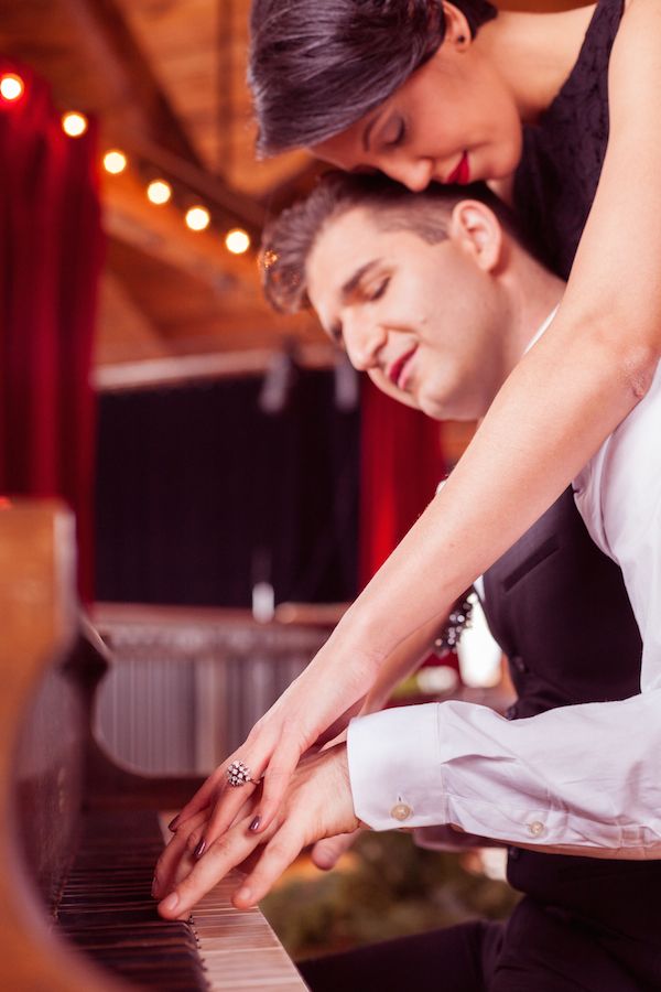 Electric Love Engagement Inspiration - www.theperfectpalette.com - Hoopla! Events, Color Pop Events, florals by Flowerkraut
