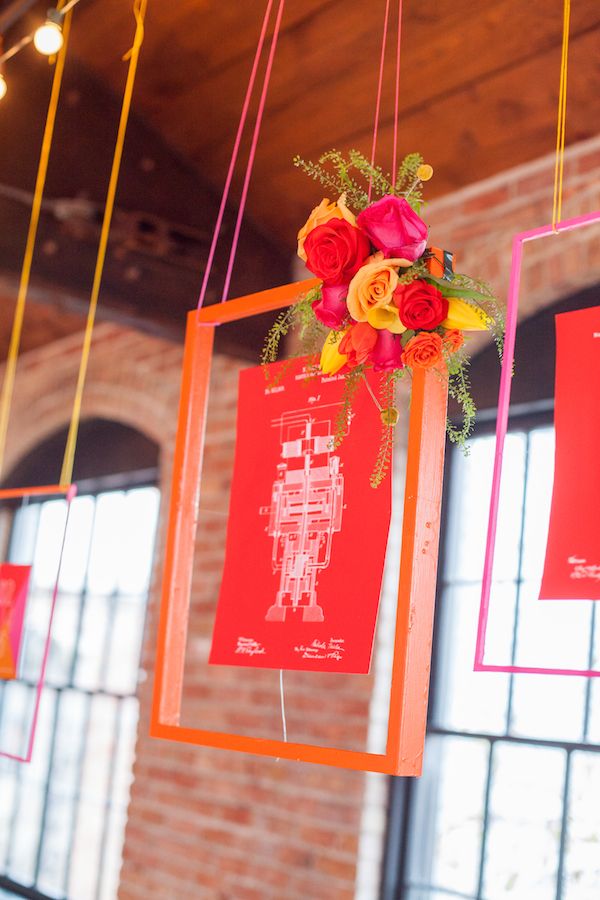 Electric Love Engagement Inspiration - www.theperfectpalette.com - Hoopla! Events, Color Pop Events, florals by Flowerkraut