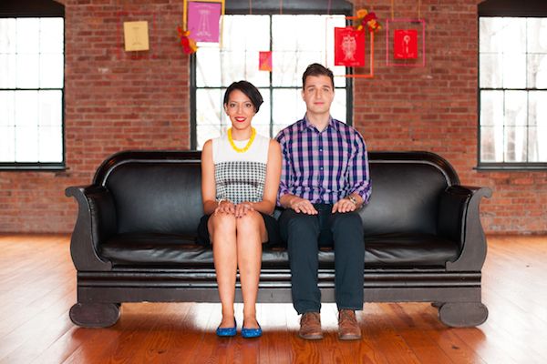 Electric Love Engagement Inspiration - www.theperfectpalette.com - Hoopla! Events, Color Pop Events, florals by Flowerkraut
