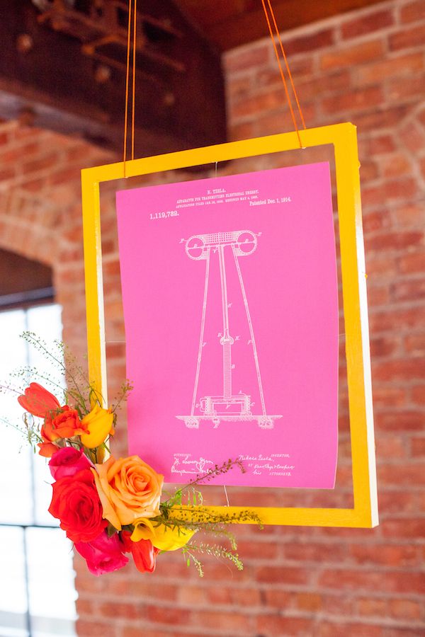 Electric Love Engagement Inspiration - www.theperfectpalette.com - Hoopla! Events, Color Pop Events,  florals by Flowerkraut