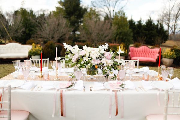 Romantic Valentine's Day Inspired Editorial  - www.theperfectpalette.com - Real Southern Accents, Jenn Finazzo Photography, Whimsical Floral Design