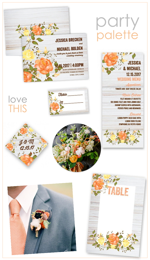 Pretty Palettes  - www.theperfectpalette.com - with The American Wedding