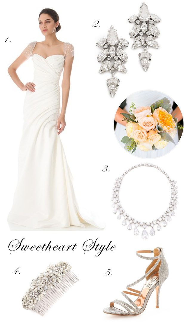Bridal Looks to Love: Designer Wedding Gowns on Sale Today! www.theperfectpalette.com - Bridal Beauties