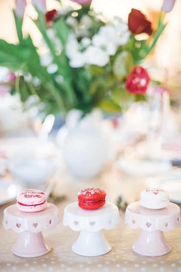 GALentine's Day Macaron Party with Your Besties! www.theperfectpalette.com - Love Be Photography, florals by SArias Creates, Hazy Skies Lettering