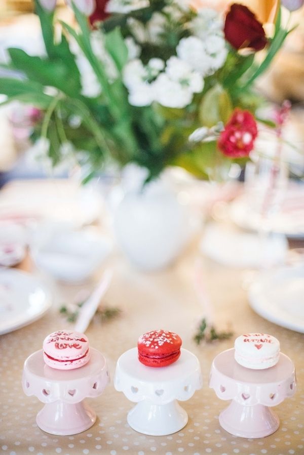 GALentine's Day Macaron Party with Your Besties! www.theperfectpalette.com - Love Be Photography, florals by SArias Creates, Hazy Skies Lettering