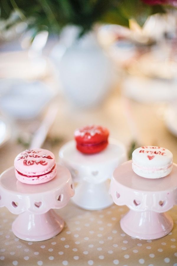 GALentine's Day Macaron Party with Your Besties! www.theperfectpalette.com - Love Be Photography, florals by SArias Creates, Hazy Skies Lettering