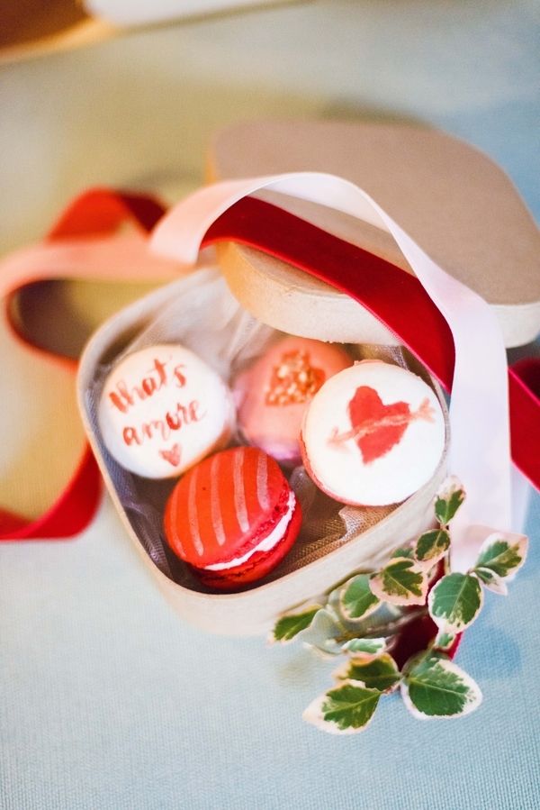 GALentine's Day Macaron Party with Your Besties! www.theperfectpalette.com - Love Be Photography, florals by SArias Creates, Hazy Skies Lettering