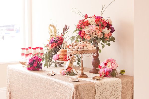 Valentine's Day Inspired - Color of the Year - Marsala, Pink + Gold - www.theperfectpalette.com - Design and Styling by Candy Crush Shop + Blissful2Be, Photography + Florals by Studio Dizon, 