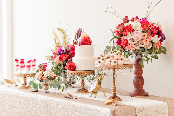 Valentine's Day Inspired - Color of the Year - Marsala, Pink + Gold - www.theperfectpalette.com - Design and Styling by Candy Crush Shop + Blissful2Be, Photography + Florals by Studio Dizon, 