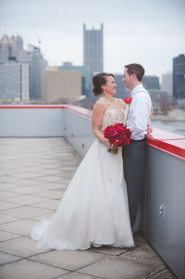 Cozy Winter Wedding Inspiration - www.theperfectpalette.com - Jenni Grace Photography, Devoted to You Events, The Blue Daisy Floral Designs