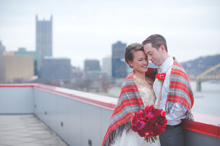 Cozy Winter Wedding Inspiration - www.theperfectpalette.com - Jenni Grace Photography, Devoted to You Events, The Blue Daisy Floral Designs