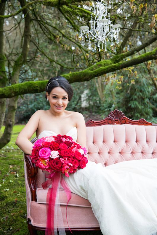 Ombré Valentine Inspiration with Fabulous Florals - www.theperfectpalette.com - Joanna Moss Photography, Umbrella Events, Vivio Flowers