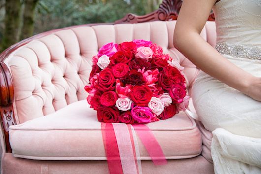 Ombré Valentine Inspiration with Fabulous Florals - www.theperfectpalette.com - Joanna Moss Photography, Umbrella Events, Vivio Flowers