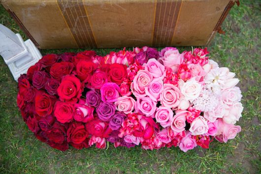 Ombré Valentine Inspiration with Fabulous Florals - www.theperfectpalette.com - Joanna Moss Photography, Umbrella Events, Vivio Flowers
