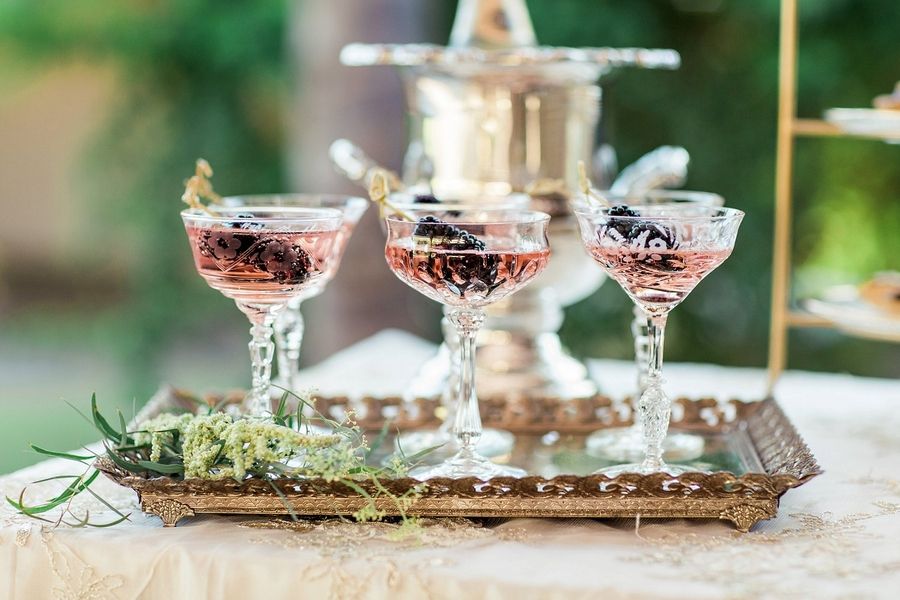 French Inspired Wedding Inspiration - www.theperfectpalette.com - Pauline Conway Photography, Cheri's Vintage Table, Boho Chic Florals