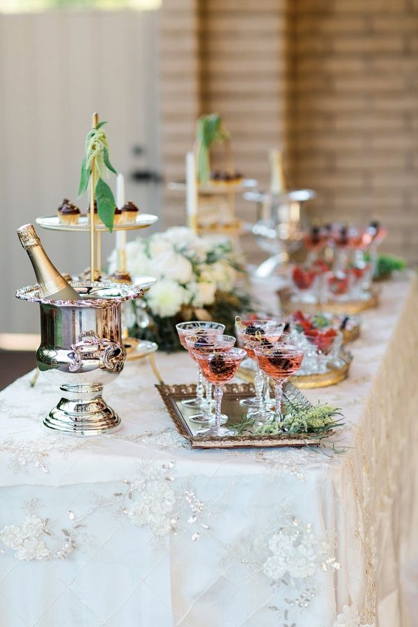 French Inspired Wedding Inspiration - www.theperfectpalette.com - Pauline Conway Photography, Cheri's Vintage Table, Boho Chic Florals