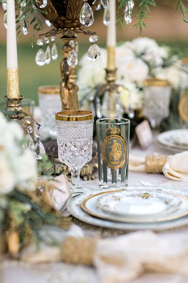 French Inspired Wedding Inspiration - www.theperfectpalette.com - Pauline Conway Photography, Cheri's Vintage Table, Boho Chic Florals