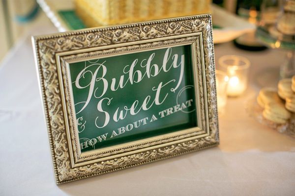 Emerald and Ivory Wedding Inspiration - www.theperfectpalette.com - Color Ideas for Weddings + Parties
