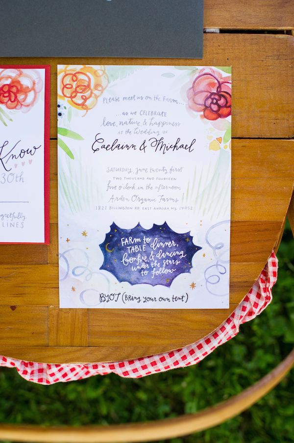 Colorful Farm Wedding Inspiration - www.theperfectpalette.com - Costamagna Design, Ayres Photography