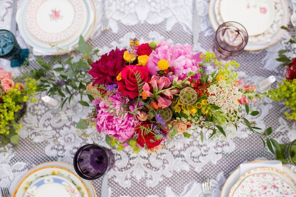 Colorful Farm Wedding Inspiration - www.theperfectpalette.com - Costamagna Design, Ayres Photography